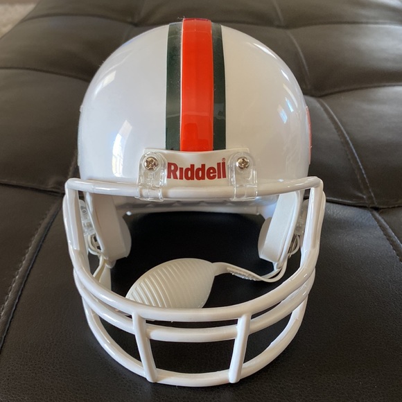 Miami Hurricanes Riddell Mini Football Helmet - Picture 2 of 3